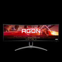 165hz monitorius - AOC AG493UCX2 49", lenktas, VA, 32:9, DQHD, 165Hz, Juodas (Black) - 3 nuotrauka