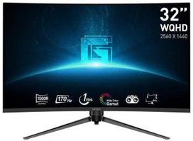 MSI G32CQ5P 31.5", VA, WQHD, 170Hz, 1ms, Juodas (Black)
