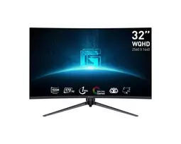curved monitor - MSI G32CQ5P 31.5", VA, WQHD, 170Hz, 1ms, Juodas (Black) - 2 nuotrauka