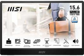 msi monitorius 40 - MSI PRO MP161DE E2 15.6", IPS, FHD, tamsiai pilkas (dark grey) - 1 nuotrauka