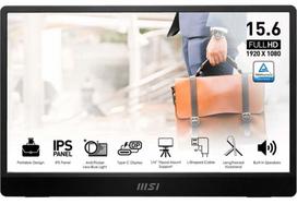msi monitorius 40 - MSI PRO MP161DE E2 15.6", IPS, FHD, tamsiai pilkas (dark grey) - 2 nuotrauka