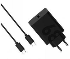 juodas - Motorola TurboPower 68W USB-C Įkroviklis Juodas (Black) - 1 nuotrauka