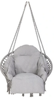 RoGer Garden Swing „Gandralizdis“ su pagalve, pilka (Gray)