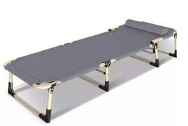 stovyklaviete - Sulankstoma turistinė lova Kanadietė KX3909_1, pilka (Grey) - 2 nuotrauka