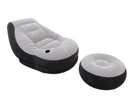 pripuciama kede - Fotelis INTEX Ultra Lounge 68564NP, pilkas (Gray), 102 cm x 137 cm x 76 cm - 2 nuotrauka