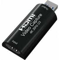 hdmi capture - PremiumCord HDMI Video Capture 1080P USB 3.0 (Juodas/Black) - 1 nuotrauka