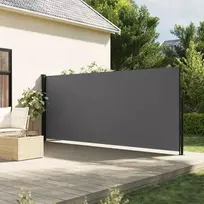 vidaXL Ištraukiama šoninė markizė, antracito (Anthracite), 180x300 cm