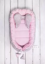 kudikiu nesiokle - Belisima P01-853 Minky Sweet Baby Kokonas, rožinis (Pink) - 1 nuotrauka