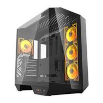 fanai - Darkflash DY470 Computer Case 4 Fans Juodas (Black) - 1 nuotrauka