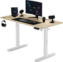 elektrinis stalas 120 - SENSE7 Nojo 120x60 Baltas (White Pine) - 2 nuotrauka