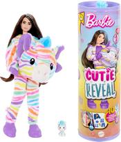 barbie reveal - Mattel Barbie Cutie Reveal Zebra, spalvotų sapnų serija, HRK39 - 1 nuotrauka
