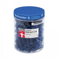 skaidrus indeliai - Kapsulės Schneider 6803, mėlynos (Blue), 100 vnt. - 2 nuotrauka