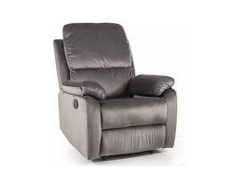 Fotelis Signal Spencer 1 Velvet, pilkas (Gray)