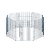 metaline tvorele suniui - PawHut Metalinė sulankstoma tvorelė augintiniams, šuniukų aptvaras 63x76 cm - 2 nuotrauka