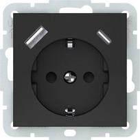 vilma qr1000 - Kištukinis lizdas Vilma QR1000, su įžeminimu, matinė juoda (Matte Black) - 3 nuotrauka