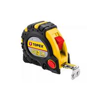 magnetai ruletei - Topex 27C345; 5 m x 25 mm, su magnetu - 1 nuotrauka