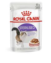Šlapias kačių maistas ROYAL CANIN STERILISED IN GRAVY, 12x85 g