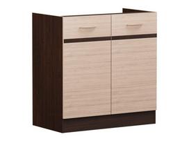 liveo - Liveo Pastatoma spintelė plautuvei ELIZA EZ17/D80, ruda (Brown) - 2 nuotrauka