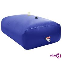 pvc talpos - vidaXL Vandens talpa su čiaupu, sulankstoma, 3000 l, mėlyna (Blue) - 2 nuotrauka