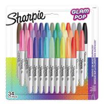 markeriai - Sharpie Permanent Marker Fine Glam Pop 34 spalvų (34 colors) - 2198891 - 2 nuotrauka