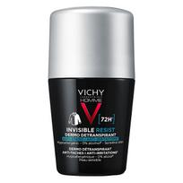 vichy homme - VICHY HOMME INVISIBLE RESIST 72H DĖMIŲ NEPALIEKANTIS ANTIPERSPIRANTAS, 50 ML - 1 nuotrauka