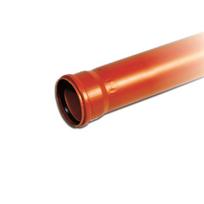lauko kanalizacijos vamzdis - Vamzdis lauko kanalizacijai Magnaplast, 110 mm, SN8, 1 m - 1 nuotrauka