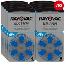 klausos aparatai - Rayovac Extra Advanced 675 Baterijos Klausos Aparatams 60 vnt. - 1 nuotrauka