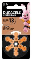 Duracell PR48 13 Cinko Oro Baterijos Klausos Aparatams 6 vnt.