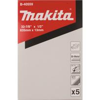 makita pjuklo juosta - Pjovimo juosta juostiniam pjūklui Makita B-40559, 13x835 mm, 18 TPI, 5 vnt. - 2 nuotrauka