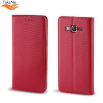 Riff Magnetic book case for Samsung Galaxy S21 Red