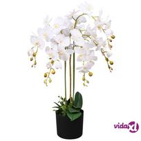vazonai orchidejoms - Dirbtinė orchidėja vidaXL, 75 cm, balta (White) - 3 nuotrauka