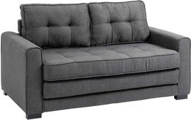 dviviete sofa lov - HOMCOM Išskleidžiama dvivietė sofa-lova, pilka (Gray) - 1 nuotrauka