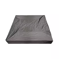 uzdangalas dezei - 4IQ Smėlio dėžės uždangalas, 140 x 140 cm, juodas (Black) - 2 nuotrauka
