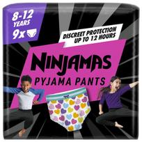 Pampers Ninjamas, 8 dydis, 27-43 kg, 9 vnt.