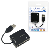 usb adapter usb port - LogiLink 4 USB HUB - 3 nuotrauka