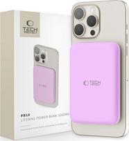 magsafe power bank 5000 - Tech-Protect LifeMag MagSafe PB10 5000mAh Rožinė (Pink) - 2 nuotrauka