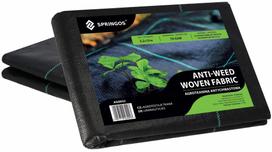 agrotekstile 3,2 - Agrotekstilė nuo piktžolių Springos AG0032, juoda, 3,2 m x 10 m, 70 g/m² - 2 nuotrauka
