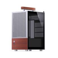 mini itx korpusas - Jonsbo T6 Mini-Tower PC korpus - Sidabrinis (Silver) - 1 nuotrauka