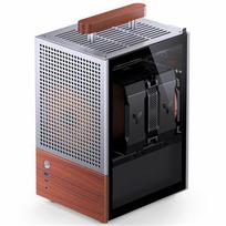 mini itx korpusas - Jonsbo T6 Mini-Tower PC korpus - Sidabrinis (Silver) - 2 nuotrauka