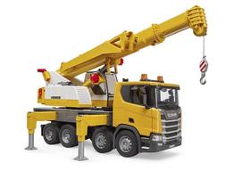 kranas bruder scania - BRUDER Scania Super 560R Liebherr kranas su šviesa ir garsu, 03571 - 2 nuotrauka