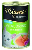 Miamor Trinkfein Vitaldrink jaunų kačių gėrimas su vištiena, 135 ml