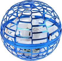 flying ball - LEAN TOYS Skraidantis besisukantis kamuoliukas Mėlyna (Blue) 10 cm - 2 nuotrauka