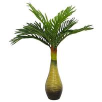 Dirbtinis palmių augalas vidaXL, 70 cm, žalios (Green), 9 lapų