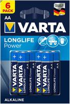 elementai aa - Varta Longlife LR6/AA 4106 6x - 2 nuotrauka