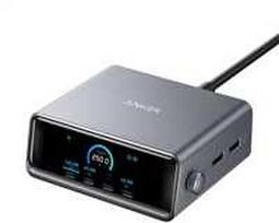 Anker Prime 250W USB-C Įkroviklis 6 Portai Juodas (Black)