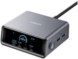 ikroviklis usb c 50w - Anker Prime 250W USB-C Įkroviklis 6 Portai Juodas (Black) - 2 nuotrauka