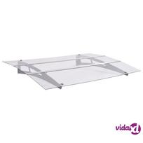 duru stogelis - vidaXL Stogelis durims, sidabrinis (Silver), 120x90 cm - 3 nuotrauka
