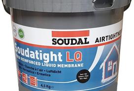 betonas skystas - Garoizoliacinė mastika SOUDAL Soudatight LQ, Juodas (Black), 4,5 kg - 4 nuotrauka