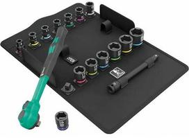 wera irankisi - Wera 8100 SB 12 Zyklop Comfort reketų rinkinys, 16 vnt., 3/8" - 1 nuotrauka