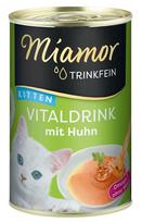 vistiena - Miamor Trinkfein Vitaldrink jaunų kačių gėrimas su vištiena, 135 ml - 3 nuotrauka